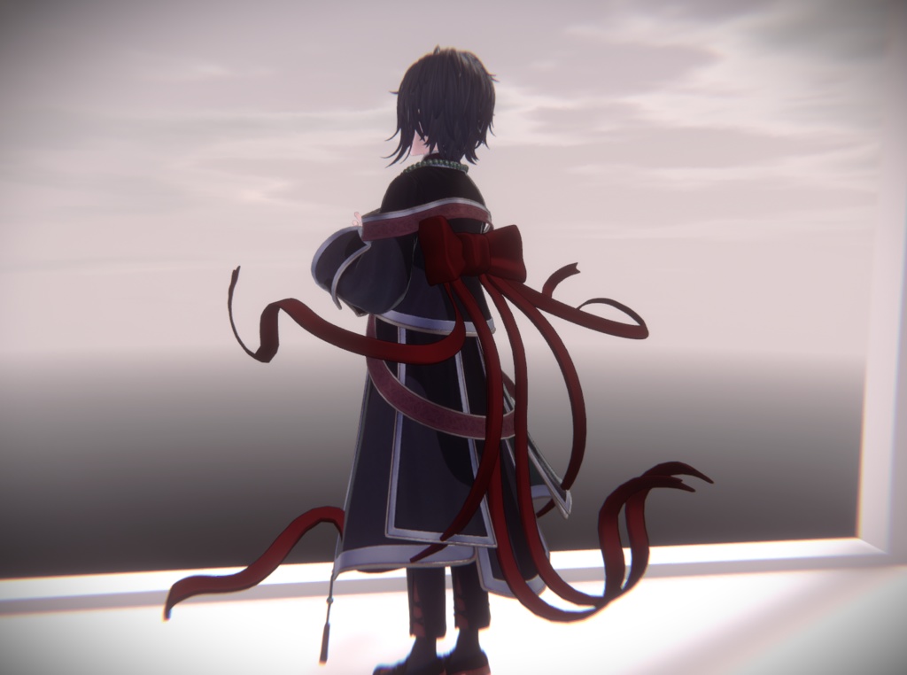 【VRChat想定】リボン型触手