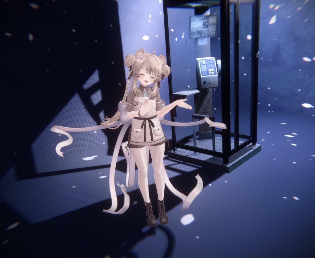 【VRChat想定】リボン型触手