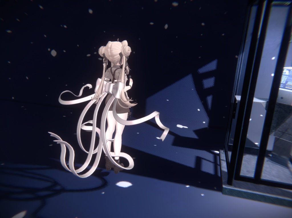 【VRChat想定】リボン型触手