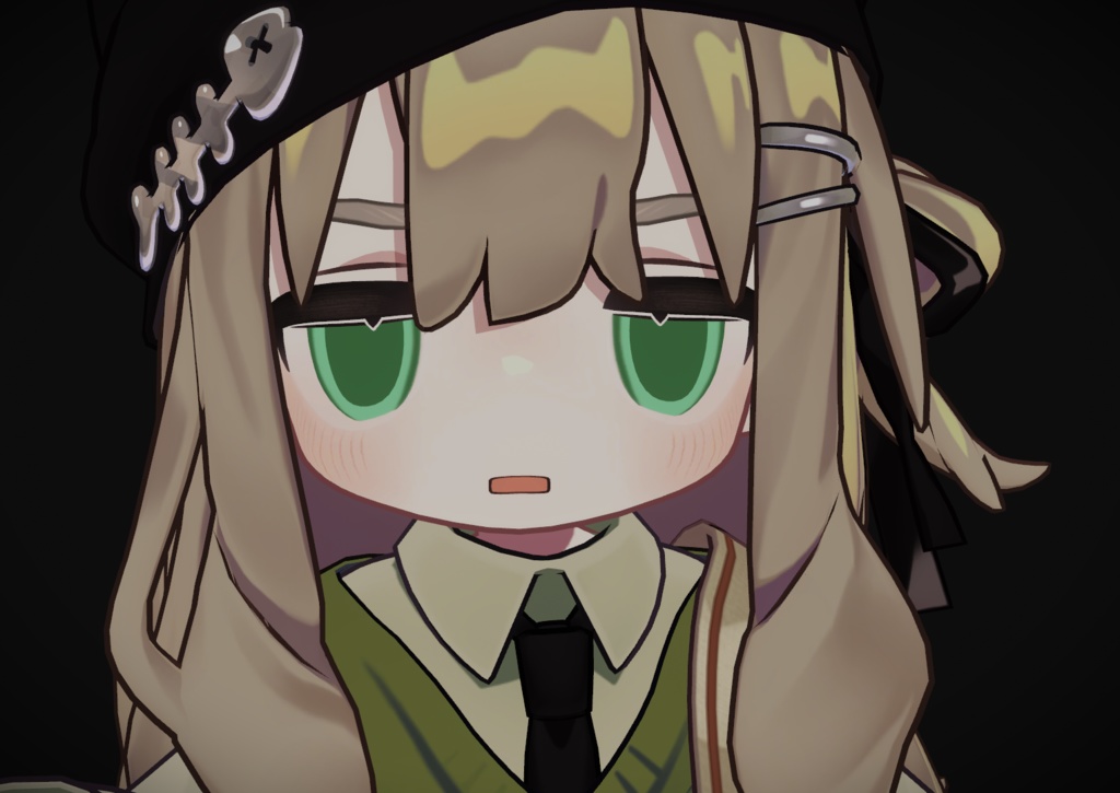 【VRChat想定】キプフェルフープピアス&お星さまアイテクスチャ