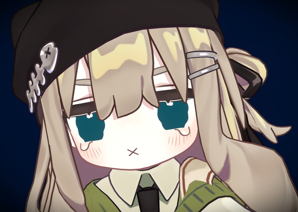 【VRChat想定】キプフェルフープピアス&お星さまアイテクスチャ