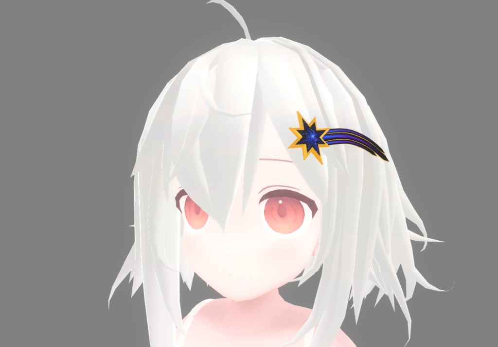 【VRChat向け】プラネタリウム・ミニヘアアクセセット【無料版あり】