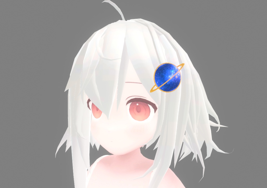【VRChat向け】プラネタリウム・ミニヘアアクセセット【無料版あり】