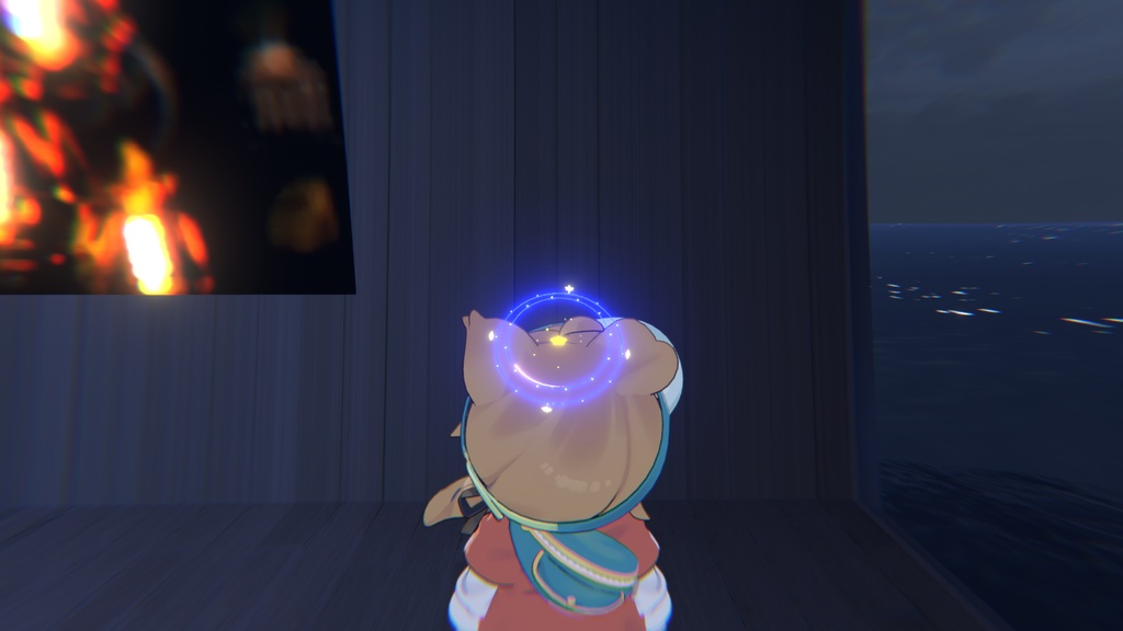 【VRChat向け】星詠みのヘイロー【ギミック付き】