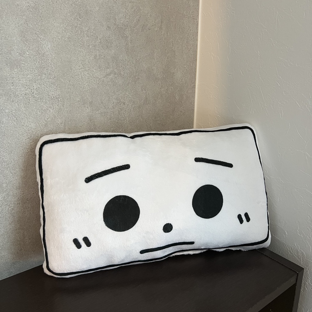 とうふめんたるずふかふかクッション(きぬごしくん)