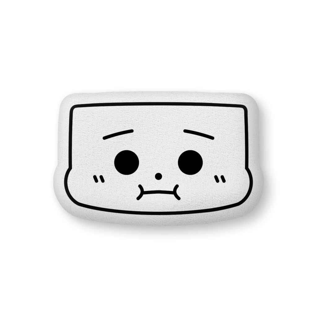 とうふめんたるずふかふかクッション（ごまぞうくん）