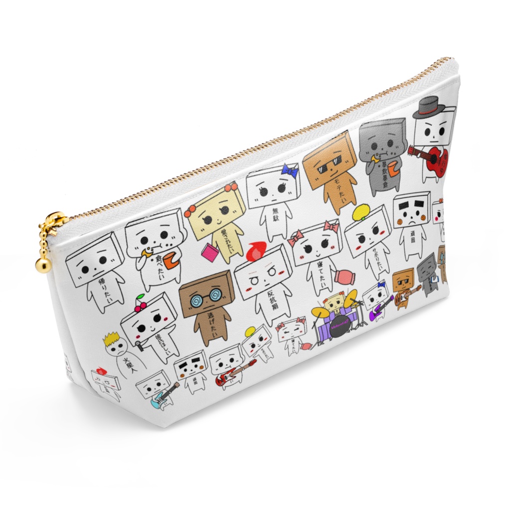 とうふめんたるずレザーポーチ