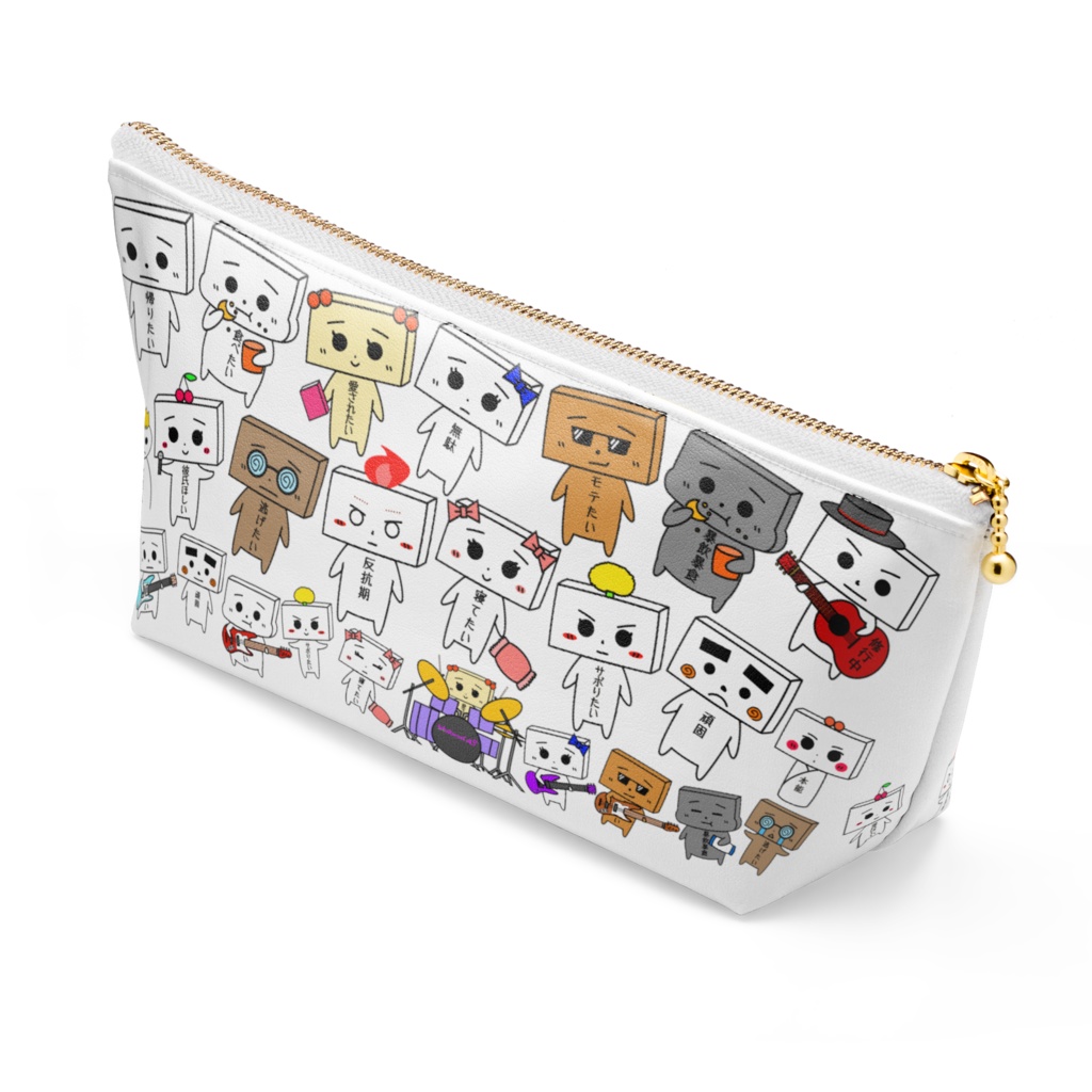 とうふめんたるずレザーポーチ