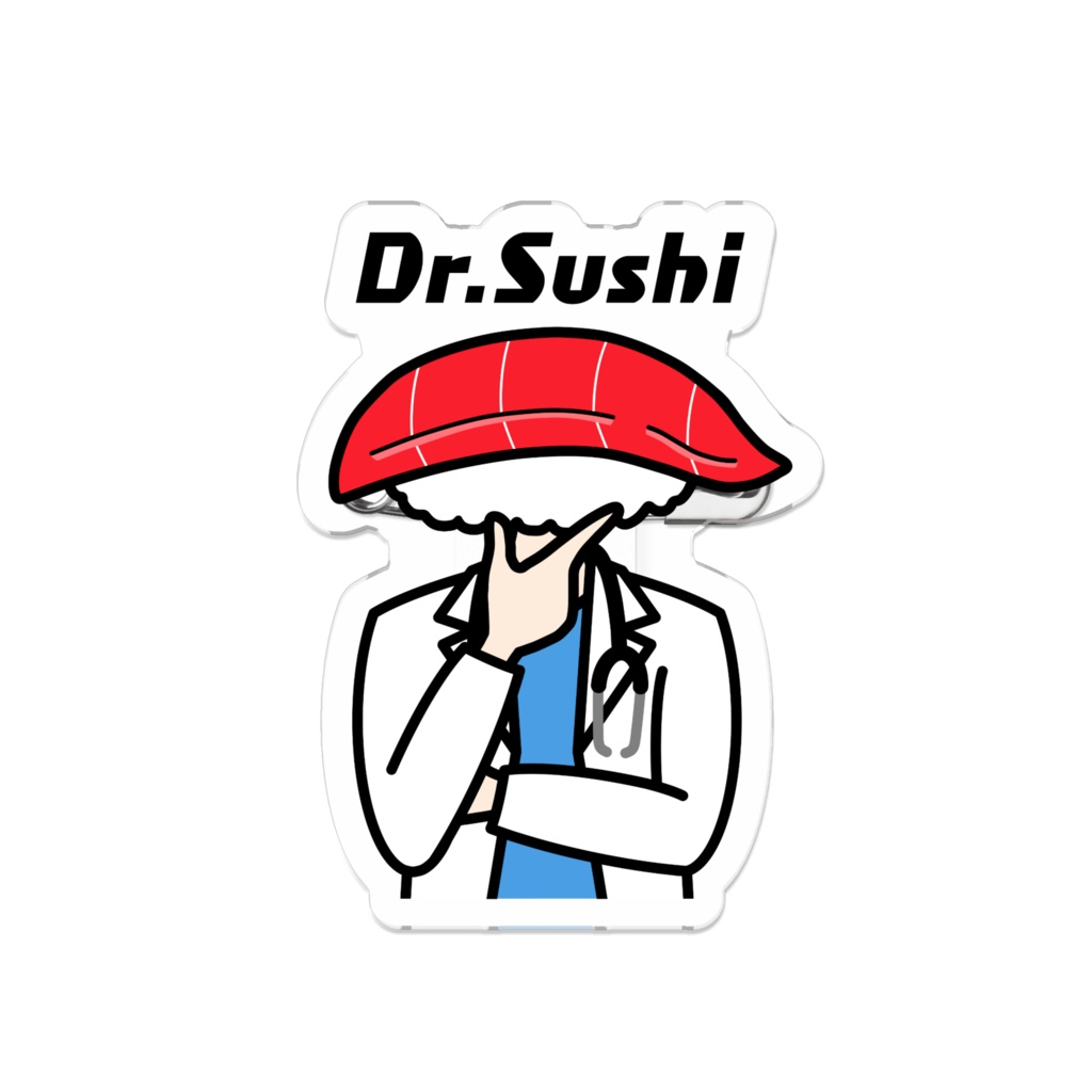 Dr.Sushi アクリルバッジ ver.1