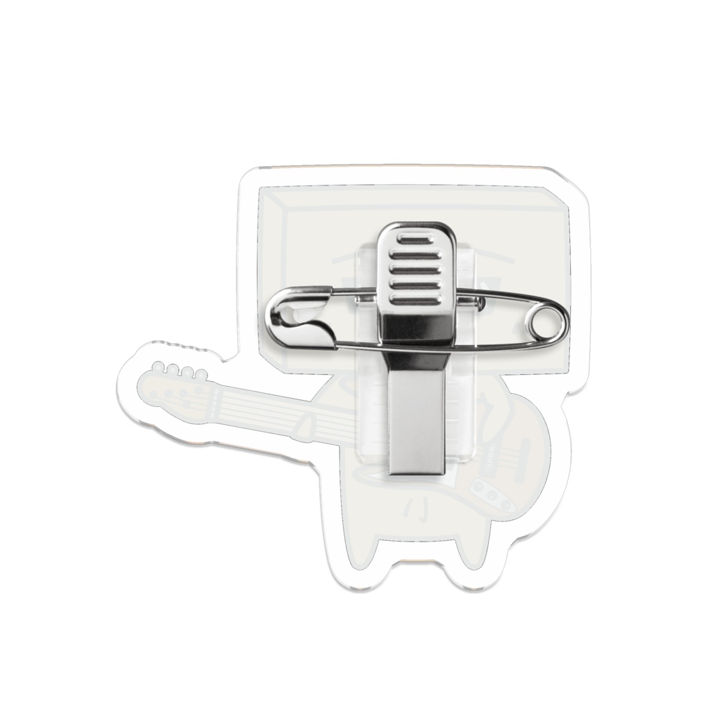 とうふめんたるずアクリルバッジ(あつし先輩)豆腐メンタル・モテたい・軽音・ベース