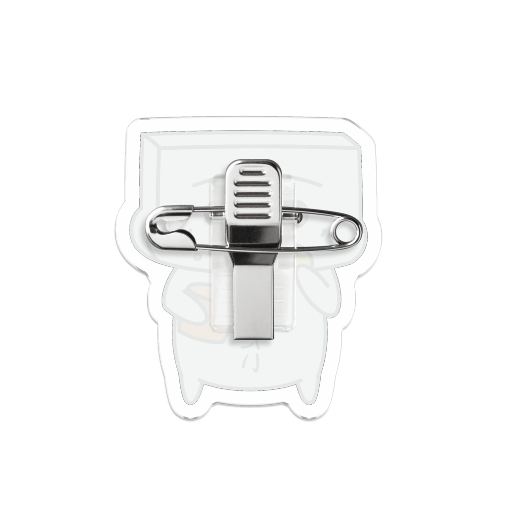 とうふめんたるずアクリルバッジ(ごまぞうくん)豆腐メンタル・食べたい・おかし