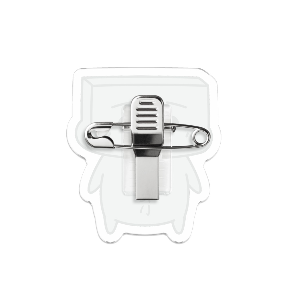 とうふめんたるずアクリルバッジ(ごまぞうくん)豆腐メンタル・食べたい