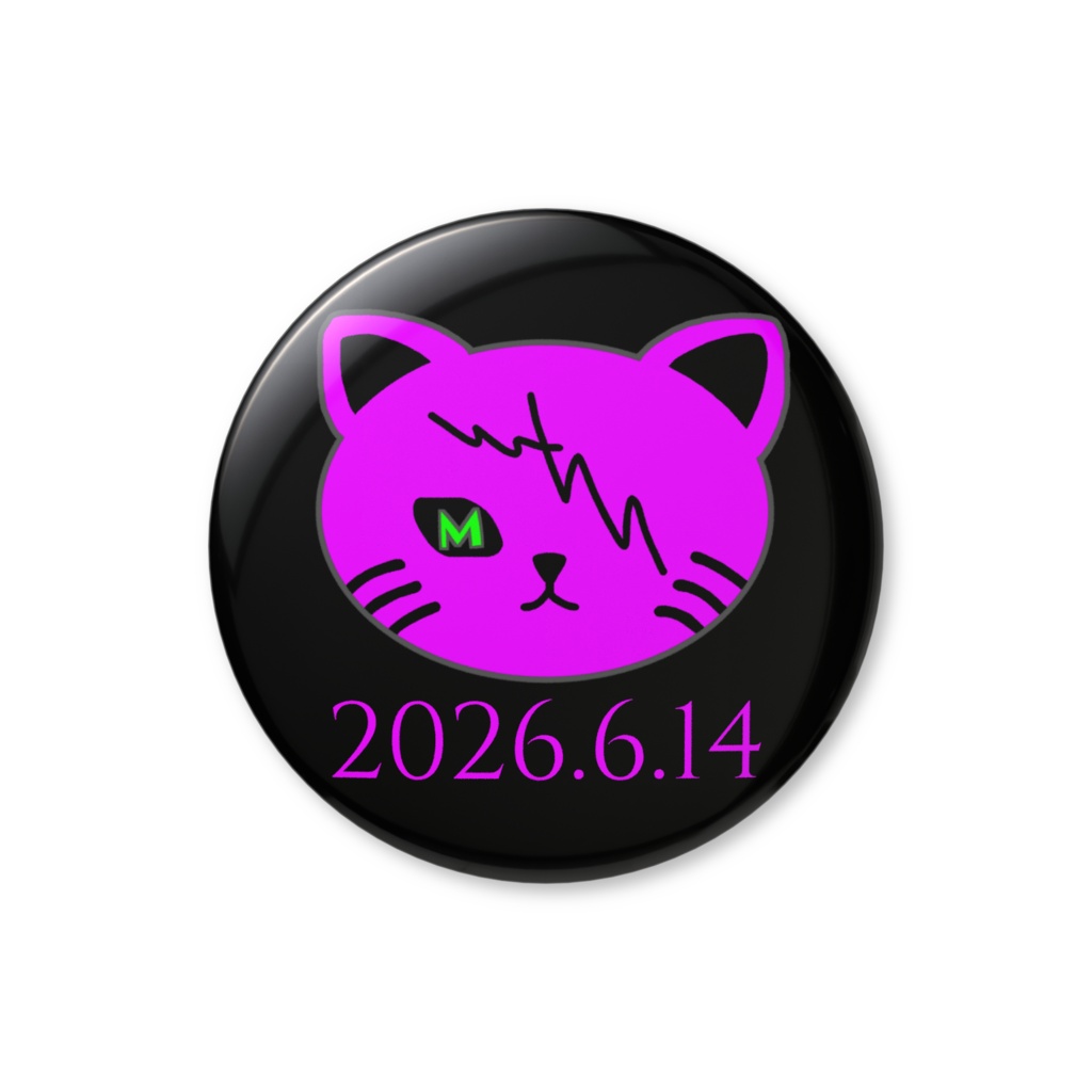 MaRacasCaTS 2026.6.14 限定版缶バッジ【ライブチケット付き】