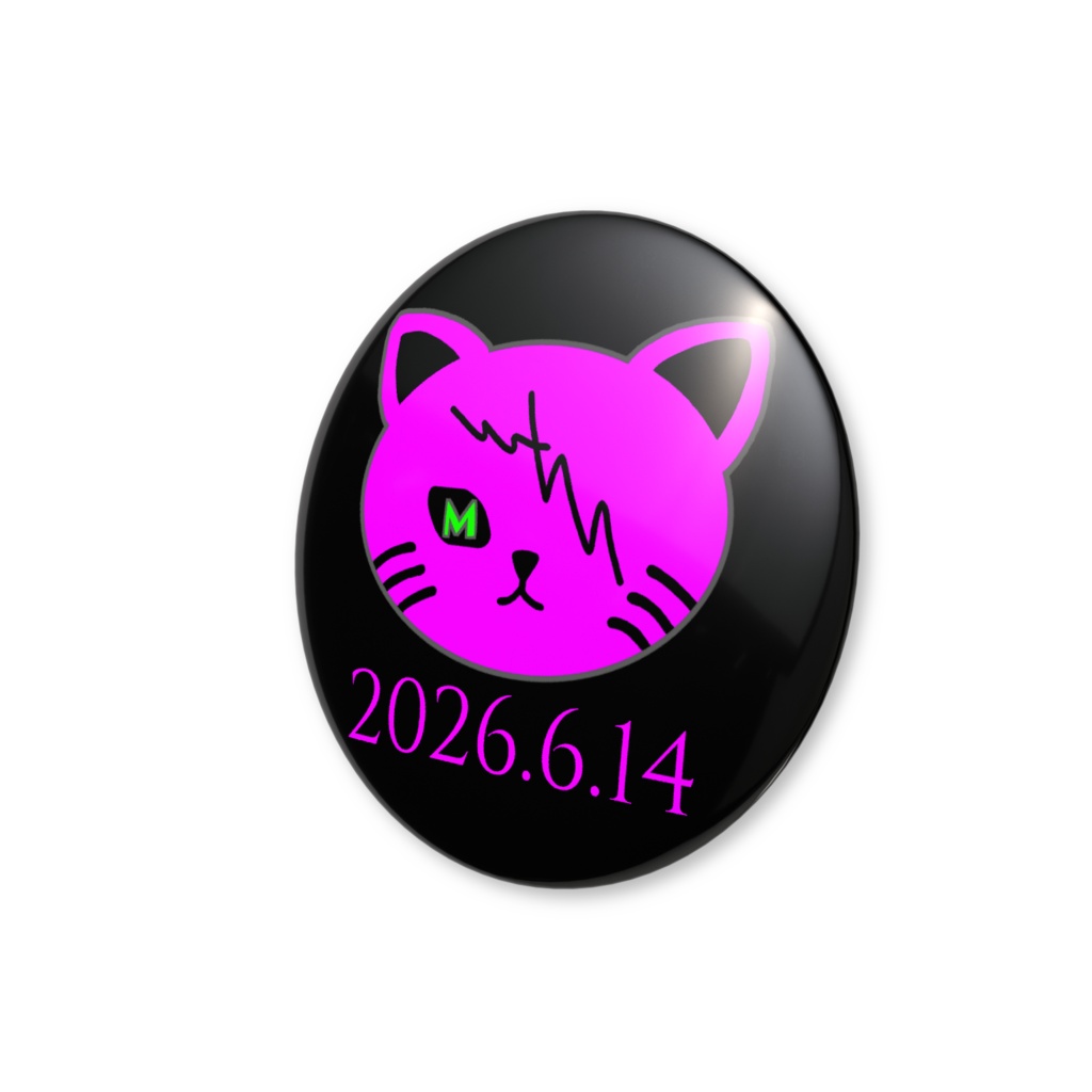 MaRacasCaTS 2026.6.14 限定版缶バッジ【ライブチケット付き】