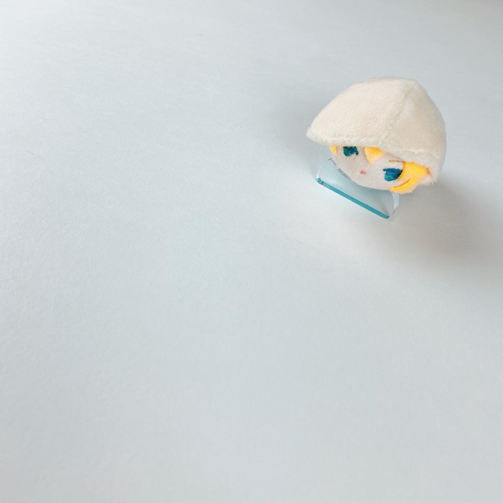 もちのあごもち 普通郵便1:ぬいぐるみスタンド(俵型向き)