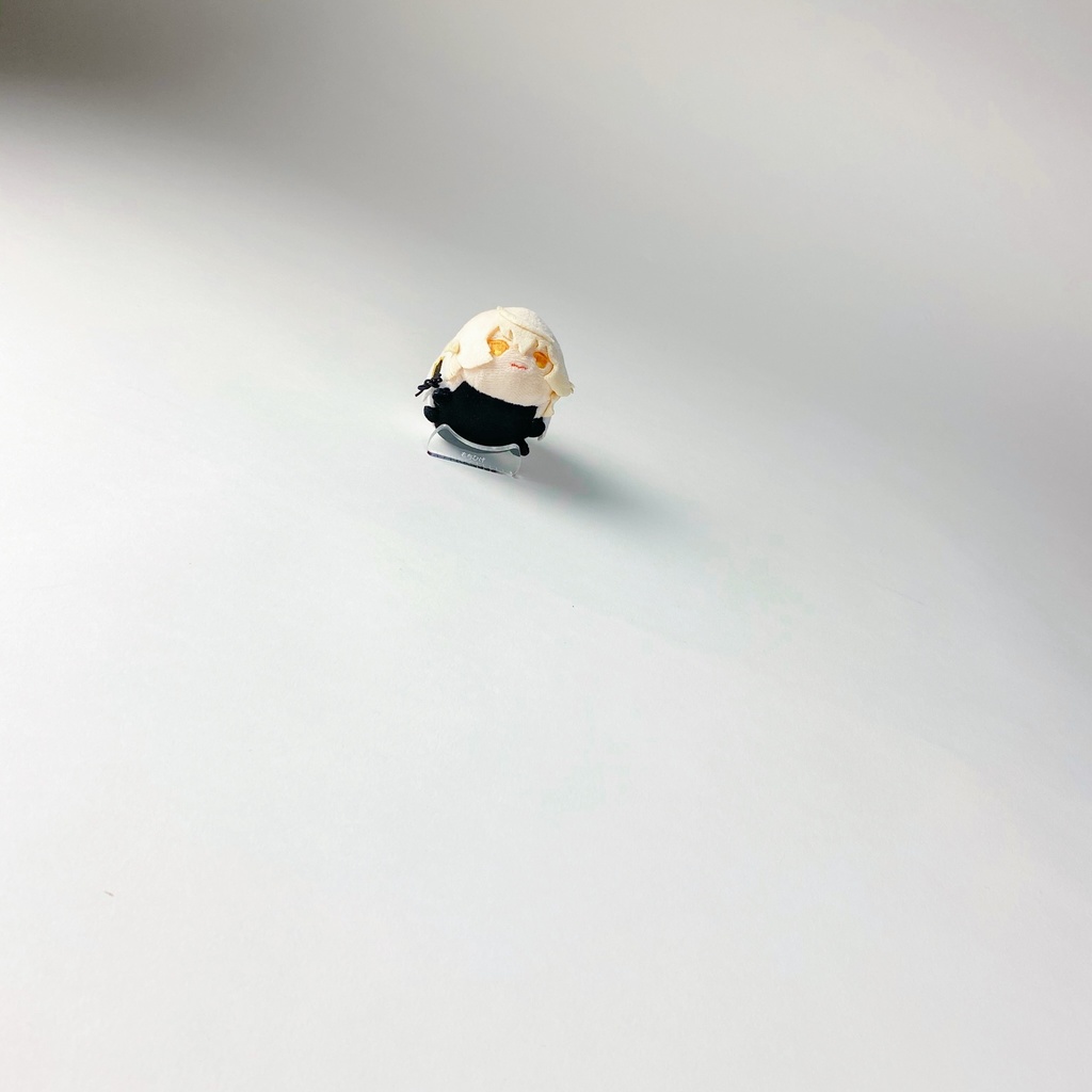 もちのあごもち 普通郵便1:ぬいぐるみスタンド(俵型向き)