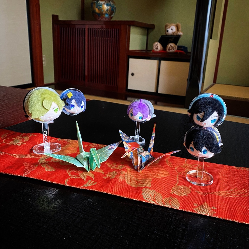 ミニサイズ こもちもちて・もちとこもちのなかよしこまど