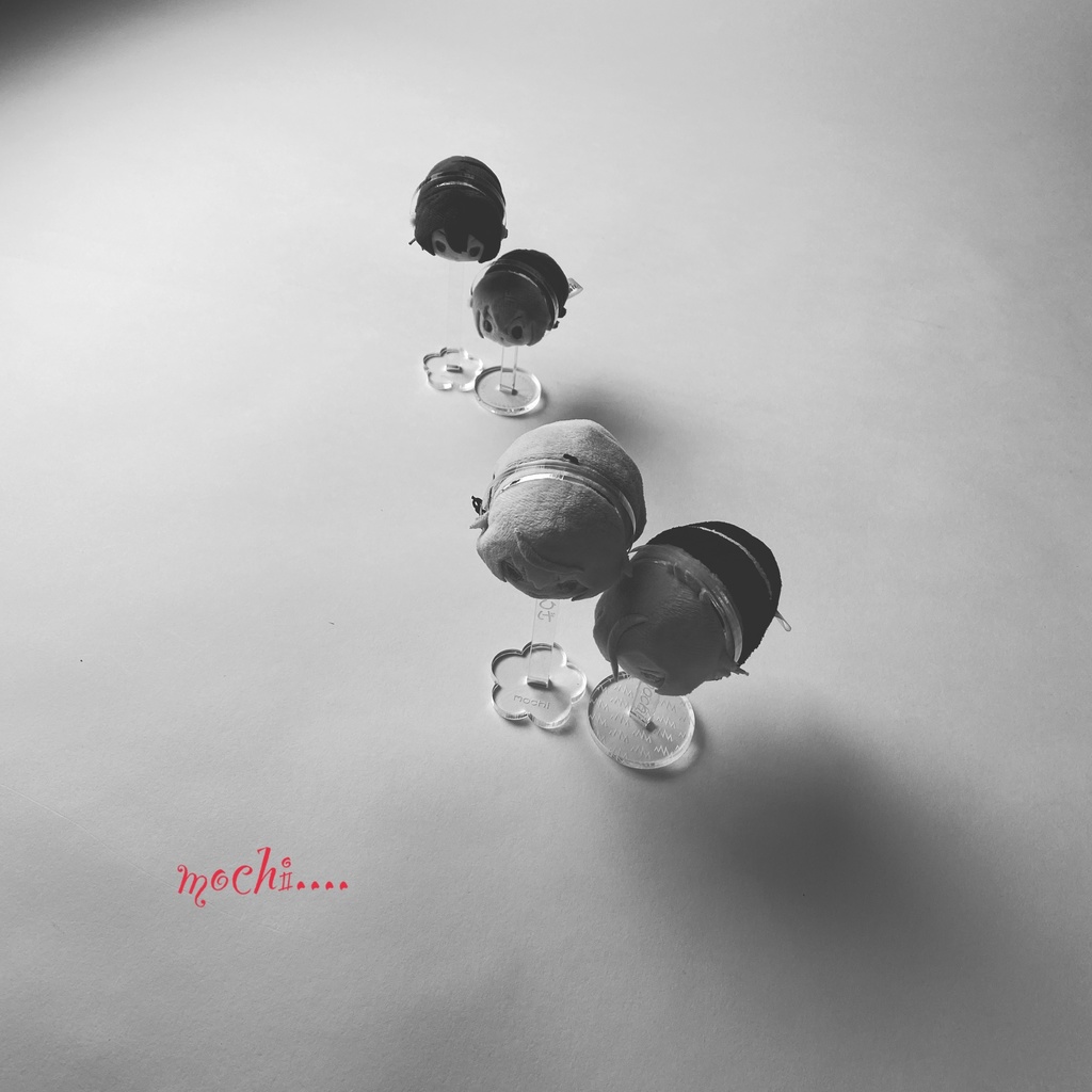 Sサイズ ろんぐもちもちて:ぬい撮り棒(俵型向き)