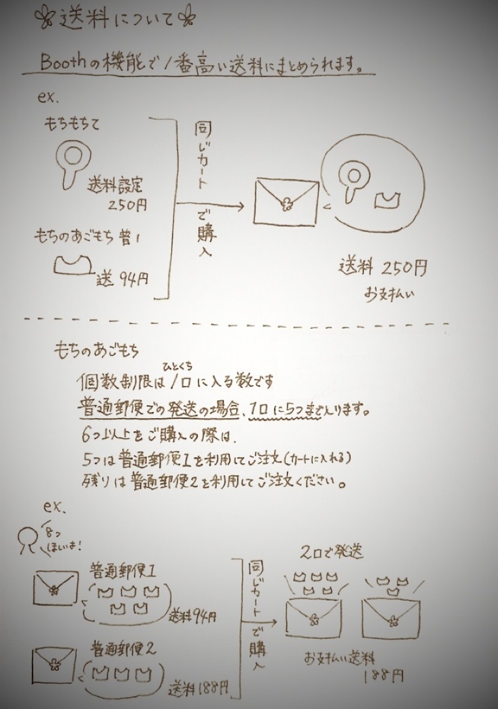 もちのあごもち2 普通郵便1