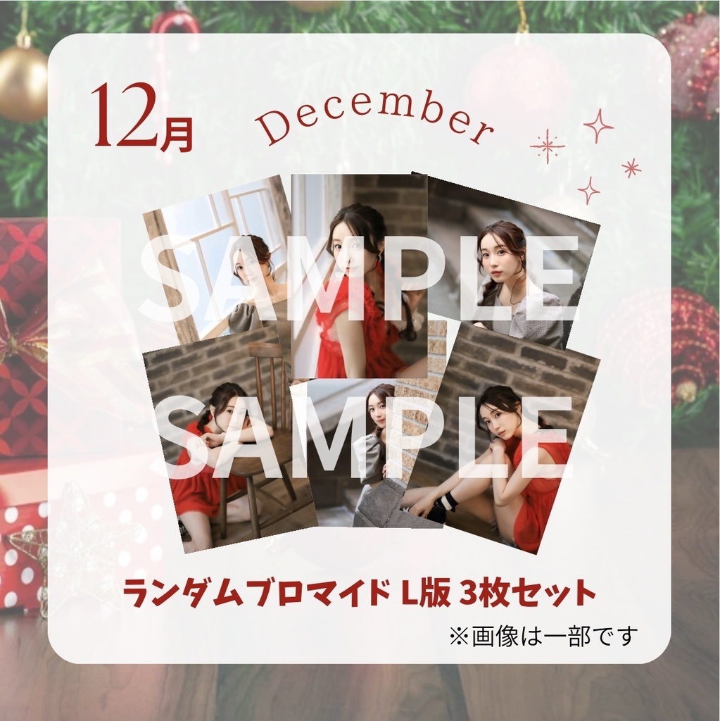 12月 ランダムブロマイド L版 3枚セット