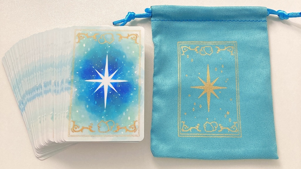 ぽちゃリスのルノルマンカード(巾着袋&プチ解説カード付き)