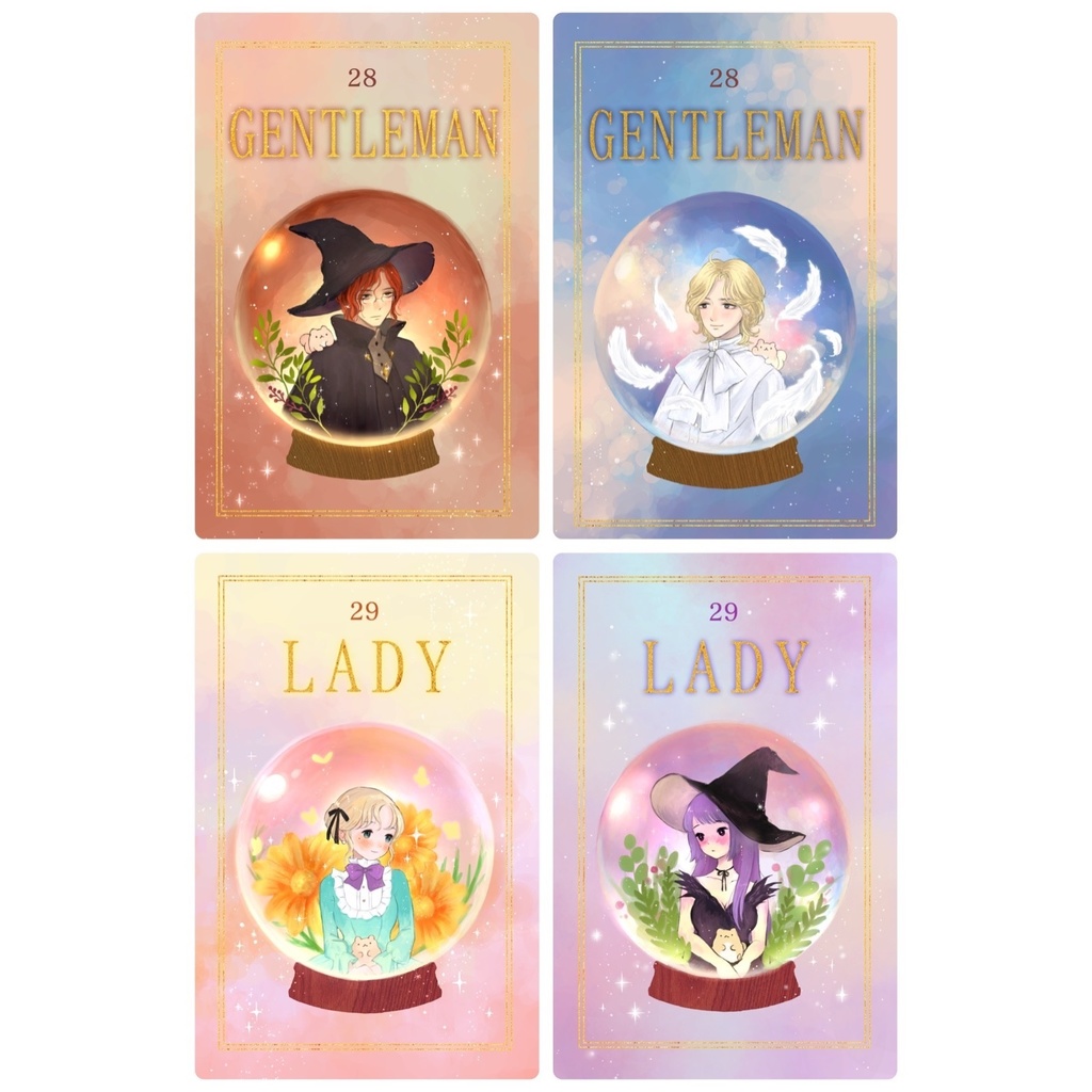 ぽちゃリスのルノルマンカード(巾着袋&プチ解説カード付き)