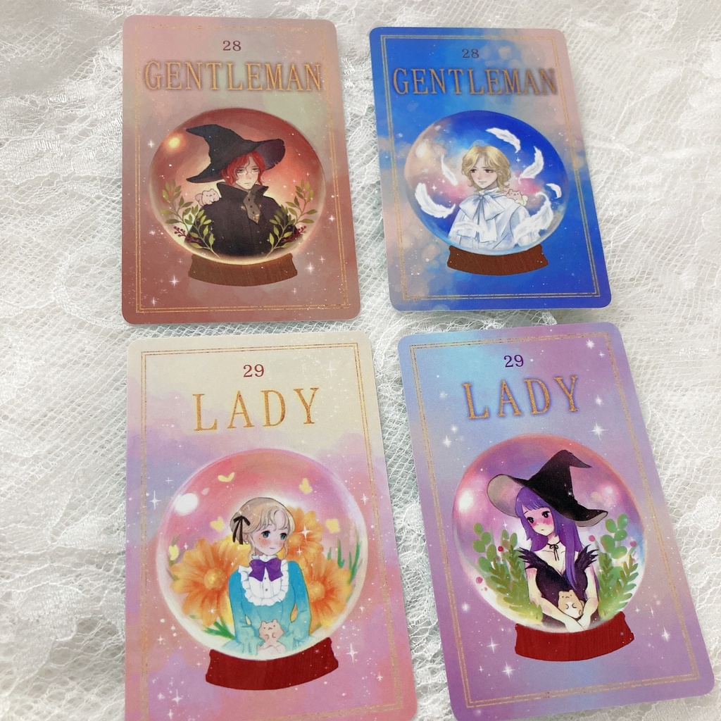 ぽちゃリスのルノルマンカード(巾着袋&プチ解説カード付き)