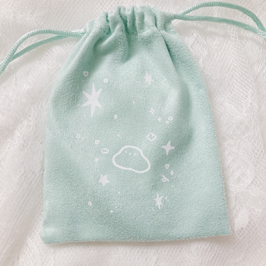 【単品】とける魚座さんのオラクルカード専用巾着袋（Sサイズ）