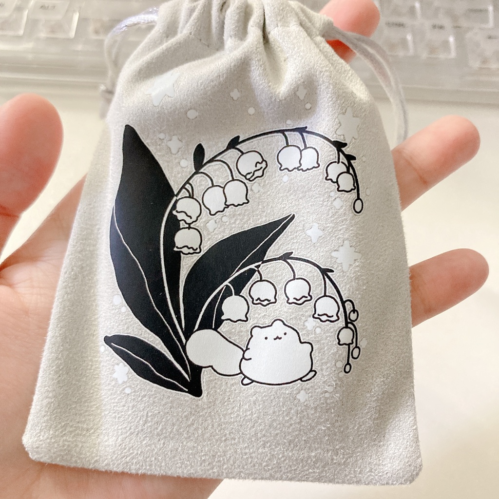 ぽちゃリスのミニオラクルカード(全6枚、ポーチ付き)