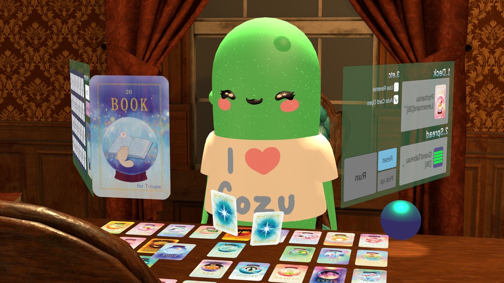 【T-cups専用追加データ】ぽちゃリスのルノルマンカード【VRC】