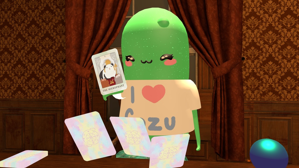 【T-cups専用追加データ】もっちりモルモットタロット【VRC】