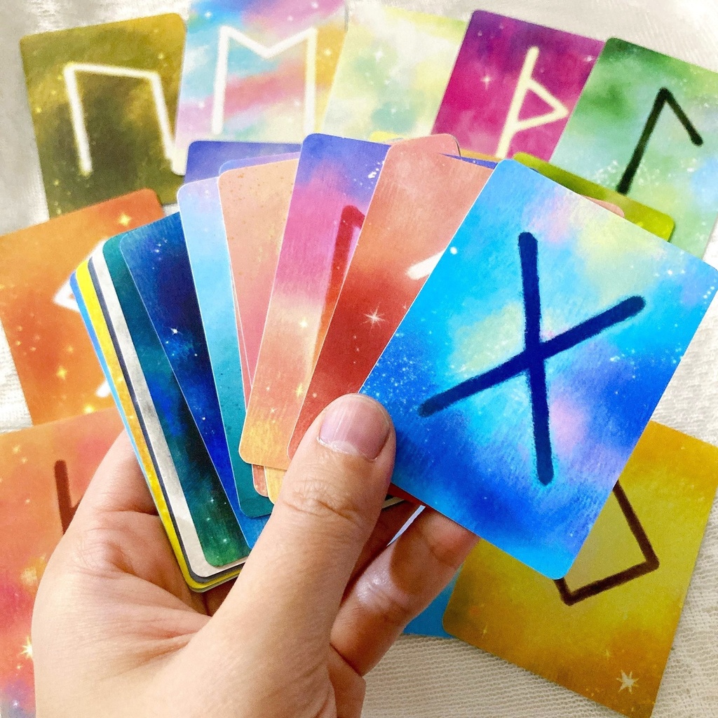 スタークリーム・ルーンカード(缶ケース＆プチ説明書付き)全25枚