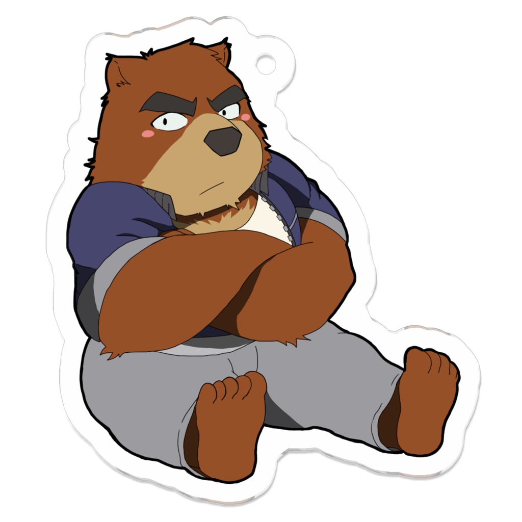 柔一　アクリルキーホルダー