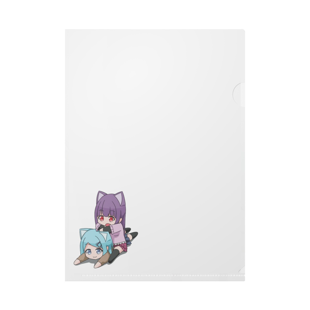 ろびすてクリアファイル