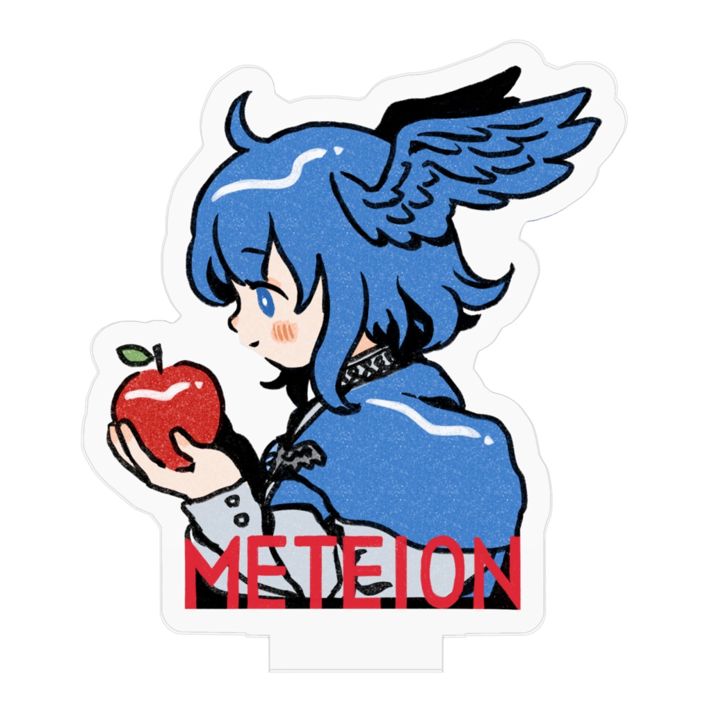 赤い林檎と青い鳥の少女