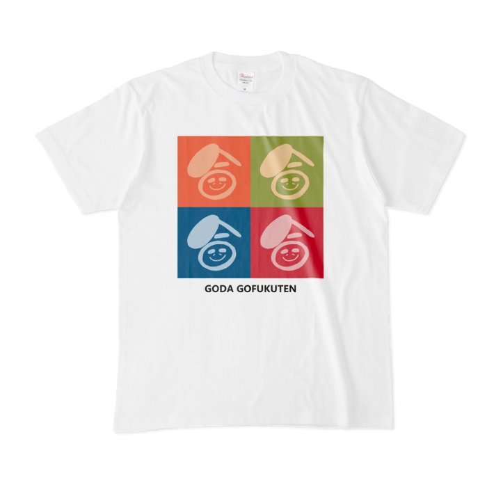 ゴーダ呉福店 カラフルスクエア Tシャツ
