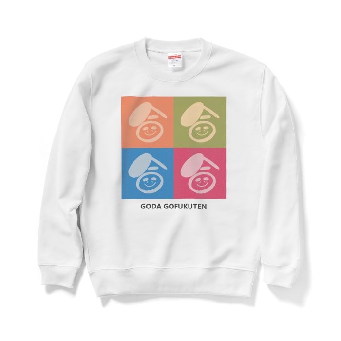 ゴーダ呉福店 カラフルスクエア スウェット
