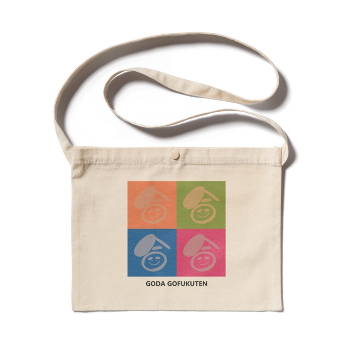 ゴーダ呉福店 カラフルスクエア サコッシュ