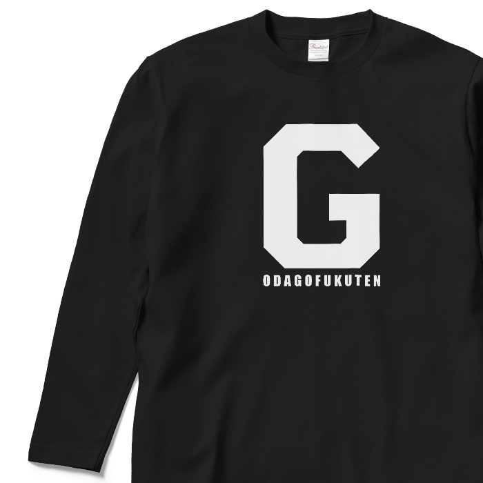 ゴーダ呉福店 G ロングTシャツ ブラック