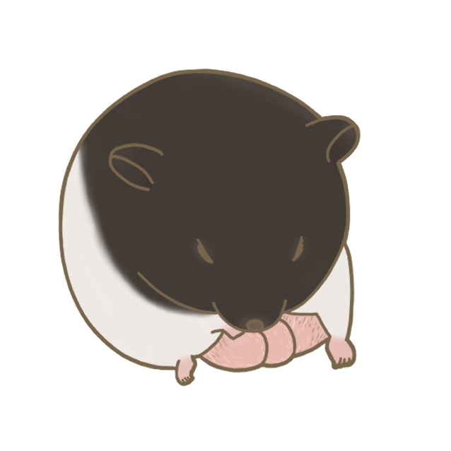 アクリルキーホルダー　たまざぶ白黒ver