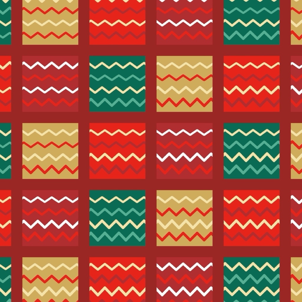 【ループ動画素材】クリスマス幾何学パターン 8種セット|1920×1080・15秒・シームレスループ