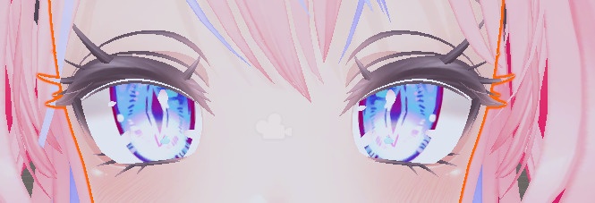 セレスティアちゃん 目テクスチャ