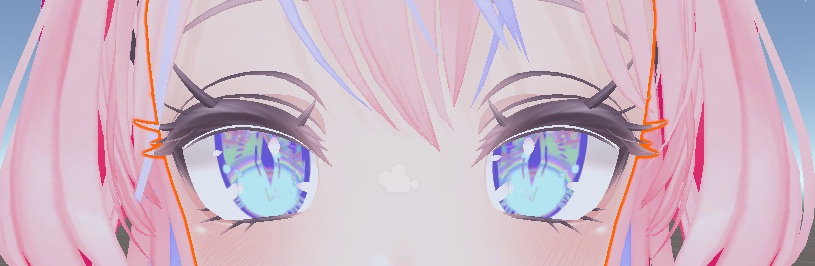 セレスティアちゃん 目テクスチャ