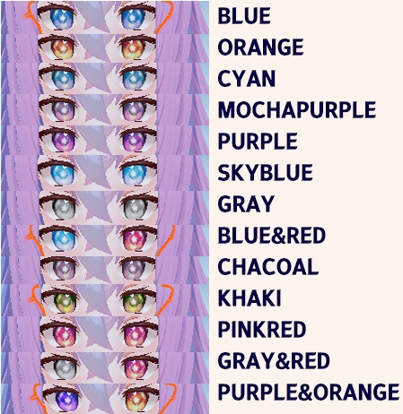 「INABA」ちゃん eyeテクスチャー