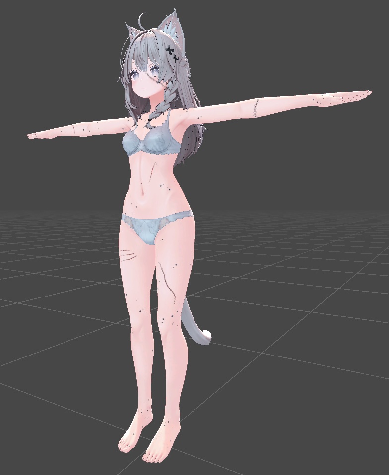 2025年最新版★しなのちゃん専用・ゾンビ化テクスチャ、マテリアルセット