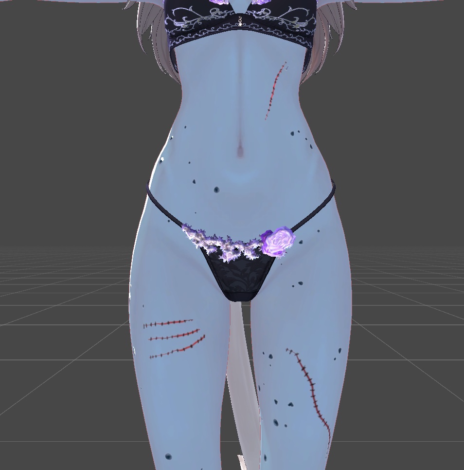 2025年最新版★しなのちゃん専用・ゾンビ化テクスチャ、マテリアルセット