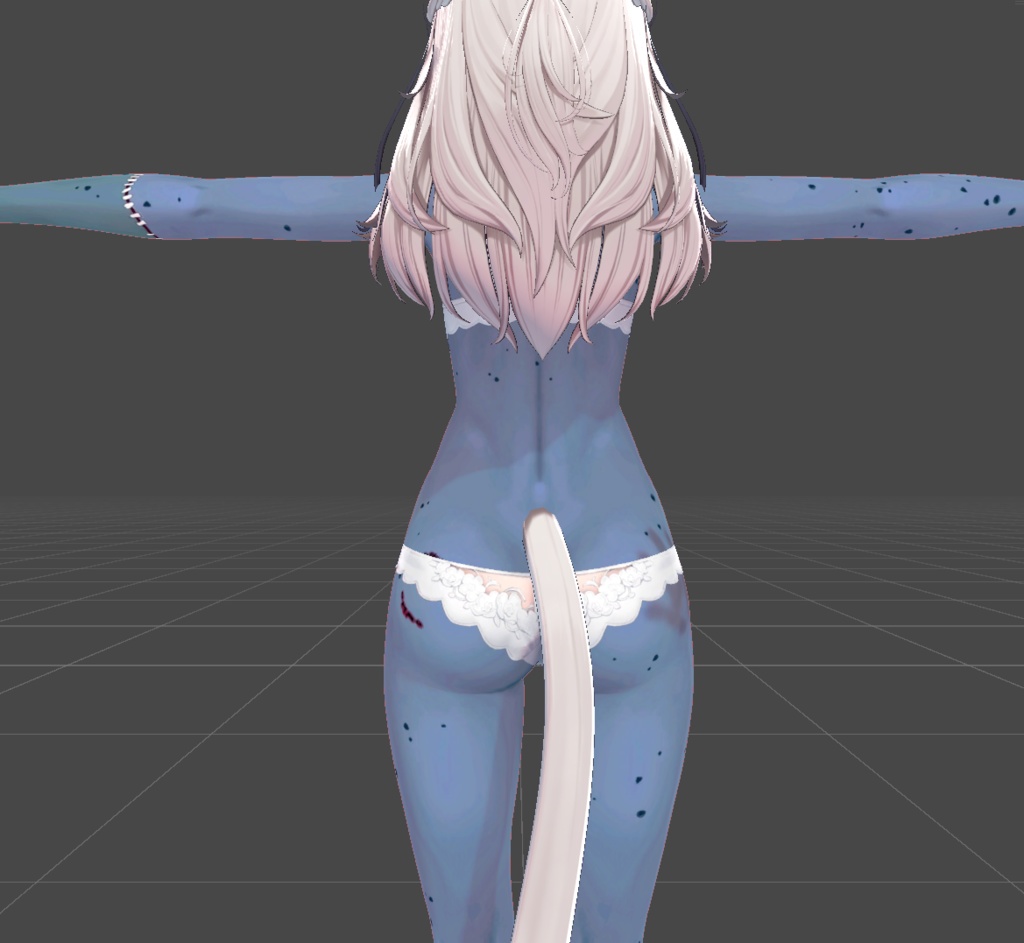 2025年最新版★しなのちゃん専用・ゾンビ化テクスチャ、マテリアルセット