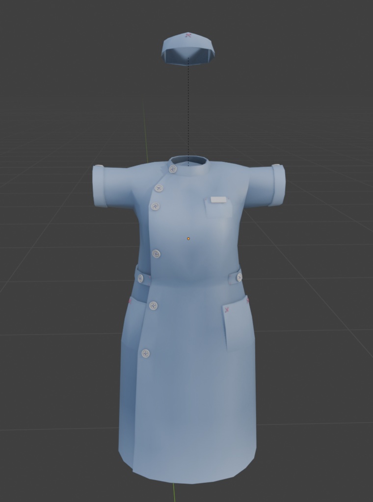 しなのちゃん専用・ナース服(追加テクスチャあり)