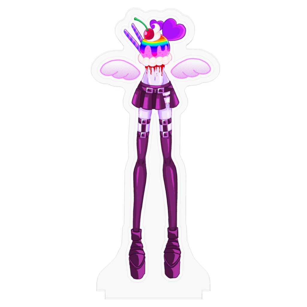 アラクネルちゃんパフェ🩷アクスタ