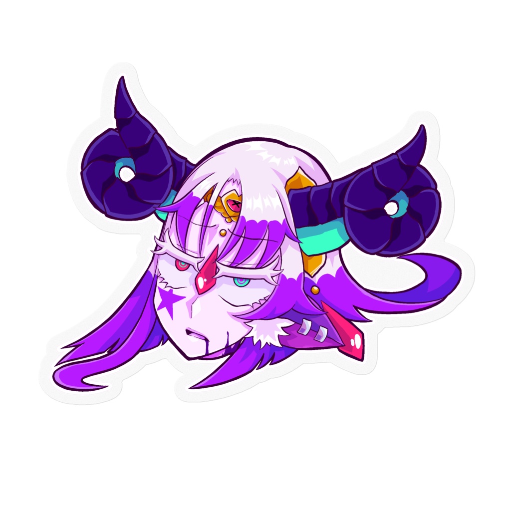 ロキちゃん👑生首ステッカー